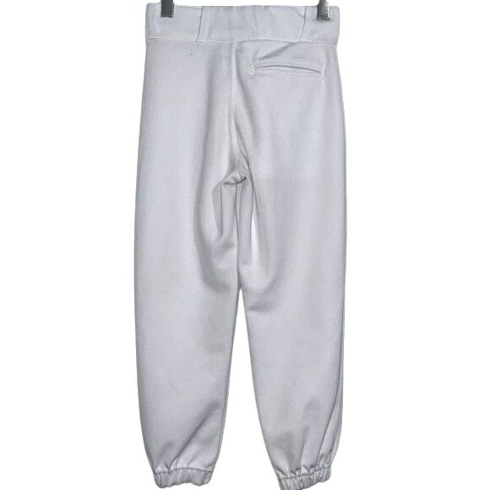 Champro Youth Baseball Pants Small White Elastic Waistband & Cuffed Hem - Picture 6 of 6